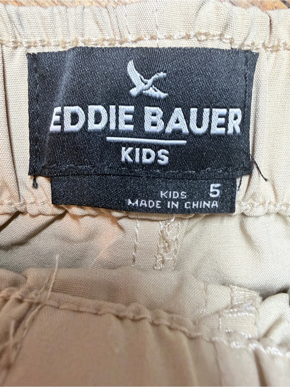 🔥 Eddie Bauer Toddler Boys Collared Shirt And Pants Set Size 5 🔥